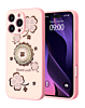 Luxury Diamond Shiny Cases with Ring - PINK for iPhone 16 Pro (Only Ground Shipping)