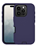 Heavy Duty Case for iPhone 16 Pro (NAVY BLUE & BLACK) (Only Ground Shipping)