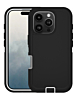 Heavy Duty Case for iPhone 16 Pro (BLACK & WHITE) (Only Ground Shipping)
