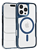 Glossy & Transparent Magnetic Case - DARK BLUE for iPhone 16 Pro (Only Ground Shipping)
