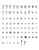 Complete Screw Set for iPhone 16 Plus