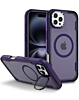 Shockproof Magsafe Case with Camera Stand - PURPLE for iPhone 16 Pro Max (Only Ground Shipping)