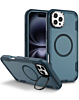 Shockproof Magsafe Case with Camera Stand - SAPPHIRE BLUE for iPhone 16 Pro Max (Only Ground Shipping)