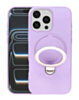 Pastel Shield Carbon Fiber Magnetic Kickstand Case (LILAC) for iPhone 16 Pro Max (Only Ground Shipping)