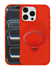 Pastel Shield Carbon Fiber Magnetic Kickstand Case (RED) for iPhone 16 Pro Max (Only Ground Shipping)