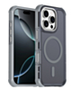 Dual Layer Electroplated Border Wireless Charging Case (GRAY) for iPhone 16 Pro Max (Only Ground Shipping)