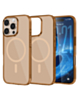 Transparent Magnetic Shockproof Case - BROWN for iPhone 16 Pro Max (Only Ground Shipping)