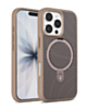 Magnetic Kickstand Case with Carbon Fiber (BROWN) for iPhone 16 Pro Max (Only Ground Shipping)