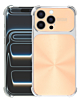 CD-Pattern Electroplated Four Corner Shockproof Case - GOLD for iPhone 16 Pro Max (Only Ground Shipping)