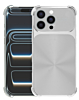 CD-Pattern Electroplated Four Corner Shockproof Case - GRAY for iPhone 16 Pro Max (Only Ground Shipping)
