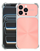 CD-Pattern Electroplated Four Corner Shockproof Case - PINK for iPhone 16 Pro Max (Only Ground Shipping)