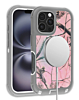 Wireless Charging Heavy Duty Case - CAMO PINK for iPhone 16 Pro Max (Only Ground Shipping)
