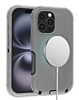 Wireless Charging Heavy Duty Case - GRAY & BLACK for iPhone 16 Pro Max (Only Ground Shipping)