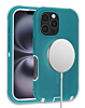 Wireless Charging Heavy Duty Case - TEAL for iPhone 16 Pro Max (Only Ground Shipping)
