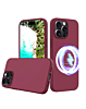 Soft Solid Silicone Case with Wireless Charging - LILAC for iPhone 16 Pro Max (Only Ground Shipping)