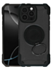 Hybrid Tuff Case with Magnetic Kickstand (BLACK) for iPhone 16 Pro Max (Only Ground Shipping)