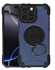 Hybrid Tuff Case with Magnetic Kickstand (DARK BLUE) for iPhone 16 Pro Max (Only Ground Shipping)