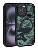 Camo Design Thin Magnetic Case with Camera Stand Kickstand - Style 8 for iPhone 16 Pro Max (Only Ground Shipping)