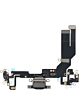 Charging Port Flex Cable for iPhone 16e / 17e (Aftermarket) (BLACK)