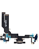 Charging Port Flex Cable for iPhone 16e / 17e (Aftermarket) (BLACK)