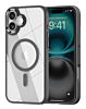 Shiny Magnetic Clear Cases - (BLACK) for iPhone 16e / 17e (Only Ground Shipping)