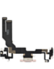 Charging Port Flex Cable for iPhone 16e / 17e (Aftermarket) (SOFT PINK)