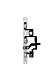 Volume Button Flex Cable for iPhone 16e / 17e (Premium)