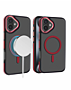 iPhone 16 Plus Slim Non-Slip Translucent Matte Wireless Charging Case - RED (Only Ground Shipping)