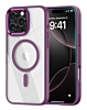 Shiny Magnetic Clear Cases - PURPLE for iPhone 16 Pro (Only Ground Shipping)