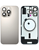 Back Glass with MagSafe Magnet for iPhone 16 Pro (NO LOGO) (NATURAL TITANIUM)