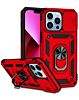Dual Layers Hybrid Case (RED) for iPhone 16 Pro with Metal Ring and Camera Protector (Only Ground Shipping)