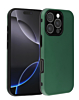 Full Cover New Design Silicone Case - GREEN for iPhone 16 Pro (Only Ground Shipping)