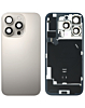 Back Glass with Frame and MagSafe Magnet for iPhone 16 Pro (NATURAL TITANIUM) (Service Pack)