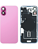 Back Glass with MagSafe Magnet & NFC & Flashlight Flex for iPhone 16 Plus (PINK) (NO LOGO)