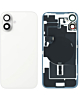 Back Glass with MagSafe Magnet & NFC & Flashlight Flex for iPhone 16 Plus (WHITE) (NO LOGO)