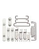 Hard Buttons (Power / Volume / Switch) for iPhone 16 / 16 Plus (WHITE)