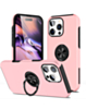 Dual Layer Case with Magnetic Ring - PINK for iPhone 16 Pro Max (Only Ground Shipping)
