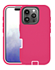 Heavy Duty Case for iPhone 16 Pro Max (HOT PINK) (Only Ground Shipping)
