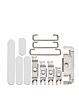 Buy the Hard Buttons (Power, Volume, Mute) in White Titanium for iPhone 16 Pro and 16 Pro Max.