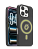 New Leather Case with Wireless Charger with IC Chip (BLACK) for iPhone 16 Pro Max (Only Ground Shipping)
