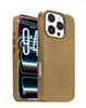 New Leather Case with Wireless Charger with IC Chip (LIGHT BROWN) for iPhone 16 Pro Max (Only Ground Shipping)