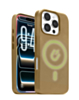 New Leather Case with Wireless Charger with IC Chip (LIGHT BROWN) for iPhone 16 Pro Max (Only Ground Shipping)