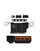 Buy a 10-pack of Loudspeaker/Mic Mesh in Black Titanium for the iPhone 16 Pro Max.