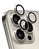 Back Camera Lens with Bracket & Bezel for iPhone 16 Pro / 16 Pro Max (Premium) (NATURAL TITANIUM) (3 Piece Set)