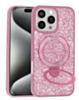 Sparkle Luxury Slim Case with Magnetic Kickstand for iPhone 16 Pro Max (PINK) (Only Ground Shipping)