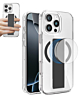 Hard Clear Case with MagGrip for iPhone 16 Pro Max (BLACK) (Only Ground Shipping)