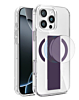 Hard Clear Case with MagGrip for iPhone 16 Pro Max (PURPLE) (Only Ground Shipping)
