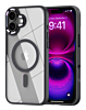 Shiny Magnetic Clear Cases - BLACK for iPhone 17 (Only Ground Shipping)