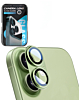 Metal Matte Armor with HD Tempered Glass for iPhone 17 (SAGE)
