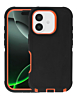 Heavy Duty Case - BLACK & ORANGE for iPhone 17 (Only Ground Shipping)